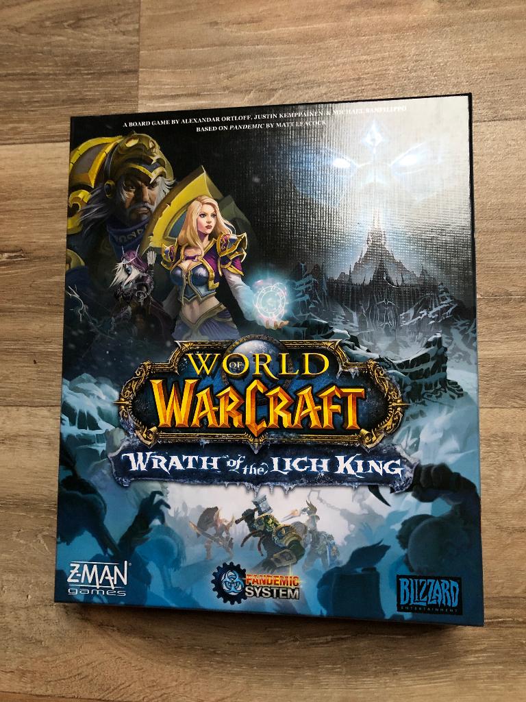 Board game world of warcraft wrath of the lich king, Hobby en Vrije tijd, Gezelschapsspellen | Bordspellen, Drie of vier spelers