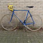 racefiets Gazelle Mondial 70er jaren blauw AA frame 60, Fietsen en Brommers, Fietsen | Racefietsen, Gebruikt, 57 tot 61 cm, Ophalen