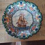 Makkum Bord met Schip, Ophalen