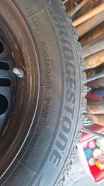 Bridgestone 205/60 R16 winterbanden op stalen velg, Ophalen, Gebruikt, 16 inch, Banden en Velgen