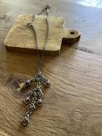 Ketting, Sieraden, Tassen en Uiterlijk, Kettingen, Ophalen of Verzenden, Gebruikt, Bruin, Overige materialen