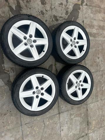 Orginele Audi velgen  17 inch incl goede banden beschikbaar voor biedingen