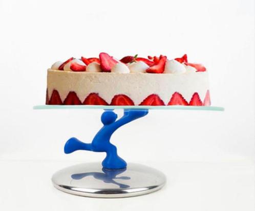 Taartplateau/taartschaal Alessi Mattia di Rosa ZGAN 2 stuks, Huis en Inrichting, Keuken | Servies, Zo goed als nieuw, Schaal of Schalen