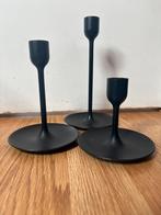 Ikea Fulltalig kandelaar, Verzenden, Zwart, Nieuw, Metaal