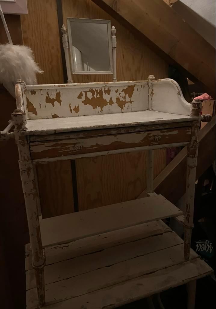 Antieke kinder kaptafel, eind 19e eeuw, Antiek en Kunst, Antiek | Meubels | Tafels, Ophalen of Verzenden