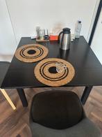 Uitschuifbare eettafel + stoelen, Ophalen, Gebruikt, 50 tot 100 cm, Metaal