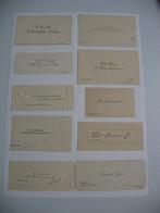antieke visitekaartjes uit 1929, Ophalen of Verzenden, Voor 1970, Visitekaartje