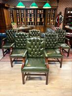 Originele Chesterfield office chairs / vergader-stoelen