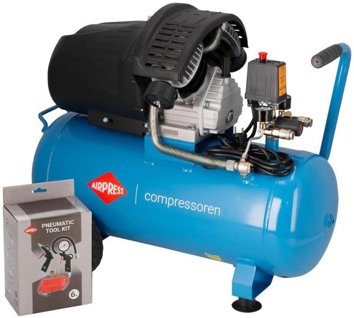 Actie!! Airpress HL 425-50 compressor + 6 delige luchtset!!, Auto diversen, Autogereedschap, Nieuw, Ophalen
