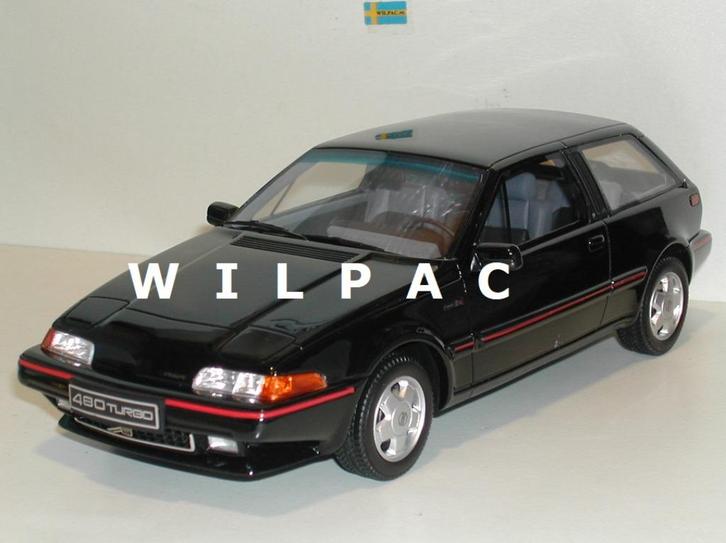Volvo 480. Turbo 1:18. Otto. OttoMobile in zwart of rood ., Hobby en Vrije tijd, Modelauto's | 1:18, Nieuw, Auto, Ophalen of Verzenden