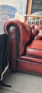 Chesterfield oxbloodrood., Huis en Inrichting, Ophalen, 75 tot 100 cm, Tweepersoons, 150 tot 200 cm