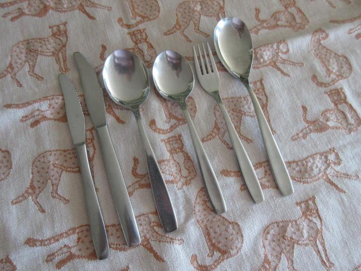 Gero Zilmeta 502 SAMBA Losse Delen, Huis en Inrichting, Keuken | Bestek, Gebruikt, Rvs of Chroom, Vaatwasserbestendig, Ophalen of Verzenden