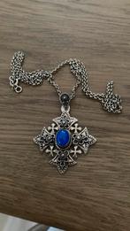 Sieraad bewerkt met Zeeuwse knopjes, Sieraden, Tassen en Uiterlijk, Antieke sieraden, Ophalen of Verzenden, Zilver, Hanger