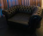 Chesterfield clubchair loveseat xxl  met hocker, Huis en Inrichting, Fauteuils, Ophalen, Gebruikt, 100 tot 125 cm, 125 cm of meer