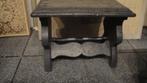 heel apart donkerboeren   blauw  krukje  bijzettafeltje, Ophalen of Verzenden