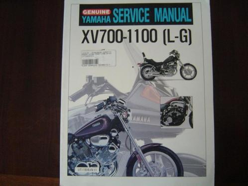 Yamaha XV700 - XV1100 Virago 1984 -1993 service manual, Motoren, Handleidingen en Instructieboekjes, Yamaha, Ophalen of Verzenden