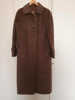 Wollen jas van lama alpaca wol, Ophalen of Verzenden, Zo goed als nieuw, Maat 42/44 (L), Beige