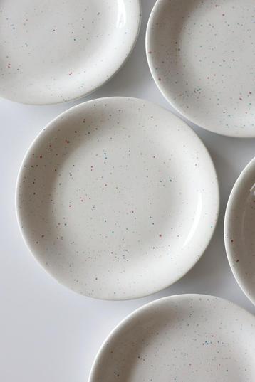 John Tams confetti servies gebaksbordjes servies spikkeltjes beschikbaar voor biedingen