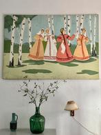 Vintage Oost-Europees schilderij 123cm x 180cm, Ophalen