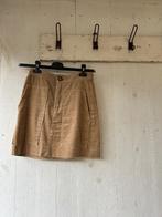 Beige corduroy geribbelde rok maat S, H&M, Verzenden, Beige, Zo goed als nieuw