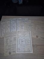 Lot Rapporten/oorlondes ww2 van dezelfde persoon, Verzamelen, Militaria | Tweede Wereldoorlog, Ophalen of Verzenden, Duitsland