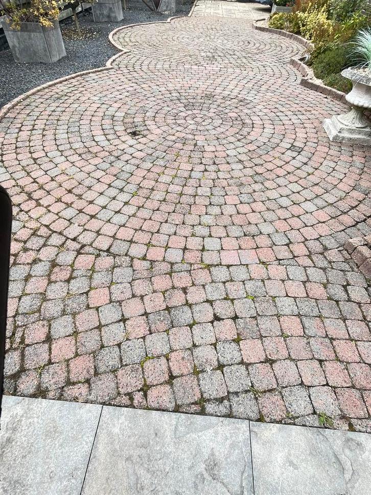 Gratis! Gebruikte Klinkers - 10 x 10 x 7 cm, Tuin en Terras, Tegels en Klinkers, Gebruikt, Klinkers, Beton, Minder dan 5 m², Ophalen