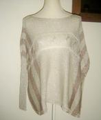 LEUKE en TRENDY oversized goudbeige trui - NIEUW, Ophalen of Verzenden, Nieuw, Maat 38/40 (M), Beige