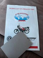 Jawa prijslijst 1997, Ophalen of Verzenden, Overige merken