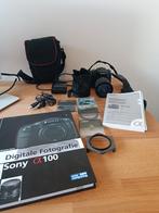 Te koop: Sony DSLR A100 fotocamera + accessoires, Ophalen of Verzenden, Zo goed als nieuw, Sony, Geen optische zoom