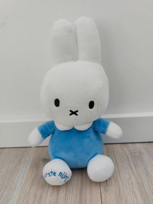 Knuffel Nijntje miffy blauw mijn eerste Nijntje K9030, Kinderen en Baby's, Speelgoed | Knuffels en Pluche, Zo goed als nieuw, Beer