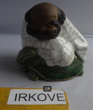 LUOHAN OP DE SCHILDPAD * Chinees Beeld * beschikbaar voor biedingen