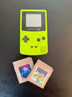 Game Boy Color Groen met Tetris en Super Mario Land, Spelcomputers en Games, Spelcomputers | Nintendo Game Boy, Ophalen of Verzenden