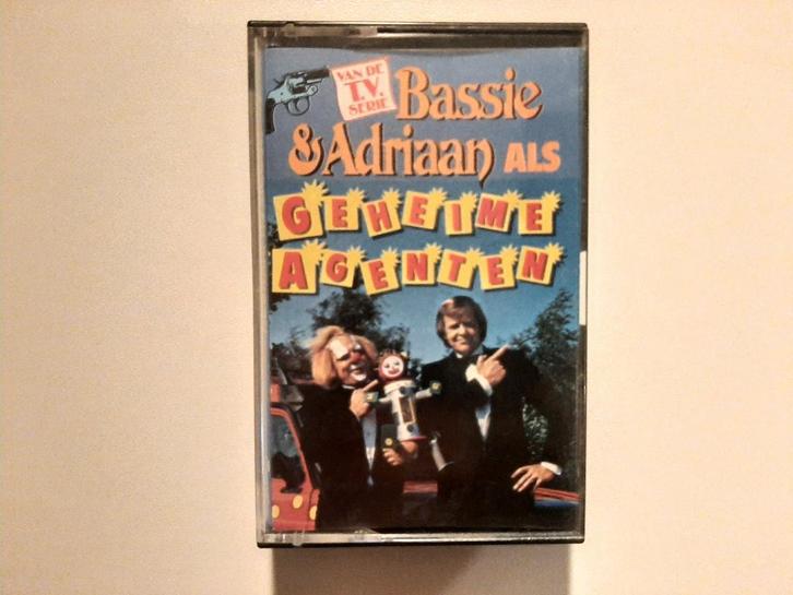 Bassie & Adriaan – Als Geheime Agenten, Cd's en Dvd's, Cassettebandjes, Gebruikt, Origineel, Kinderen en Jeugd, 1 bandje, Ophalen of Verzenden