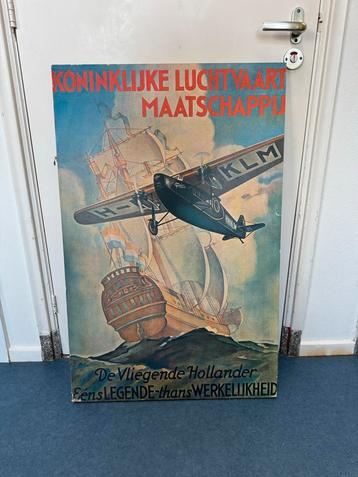 KLM Affiche - De Vliegende Hollander beschikbaar voor biedingen