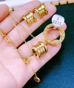Bvlgari setjes 18k verguld, Sieraden, Tassen en Uiterlijk, Oorbellen, Ophalen of Verzenden, Zo goed als nieuw, Goud, Overige materialen