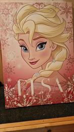 Canvas Elsa Frozen 50x70 cm met glitter, Ophalen