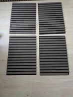 Akoestische Wandpanelen - Walnoot -Set van 4 Action restant, Huis en Inrichting, Woonaccessoires | Wanddecoraties, Ophalen of Verzenden