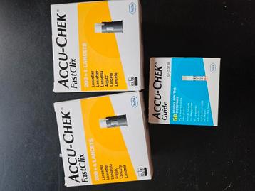 Accu-chek lancetten en strips beschikbaar voor biedingen