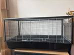 Hamsterkooi met accessoires en eten, Dieren en Toebehoren, Kooi, 110 cm of meer, Hamster, Zo goed als nieuw