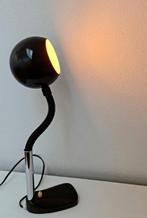 Hala Zeist bureaulamp eendevoet tafellamp bruin bol vintage , Ophalen, Gebruikt, Vintage retro seventies design, Metaal