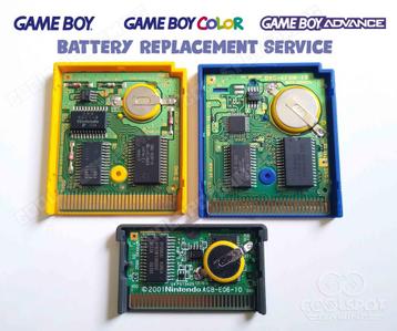 Batterij vervang service Nintendo GameBoy, NES, SNES, etc beschikbaar voor biedingen