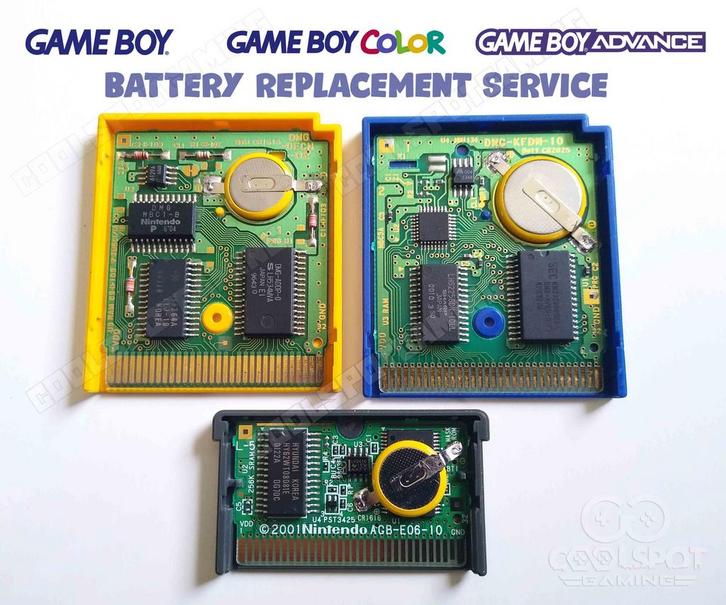 Batterij vervang service Nintendo GameBoy, NES, SNES, etc, Spelcomputers en Games, Spelcomputers | Nintendo Consoles | Accessoires