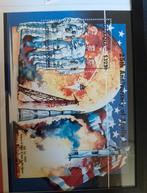 Apollo 11 25e verjaardag postzegel Guyana, Postzegels en Munten, Ophalen of Verzenden, Postfris, Overige thema's