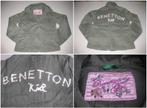 Groene jas / blazer, United colors of Benetton, maat 128-134, Kinderen en Baby's, United Colors of Benetton, Meisje, Ophalen of Verzenden