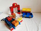 Duplo laadplatform voor de trein + 2 wagons, Ophalen of Verzenden, Gebruikt, Duplo