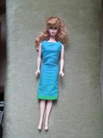 Barbie  ponytail nr 1 in  jurkje mattel 1960 Repro mattel, Verzenden, Zo goed als nieuw, Barbie
