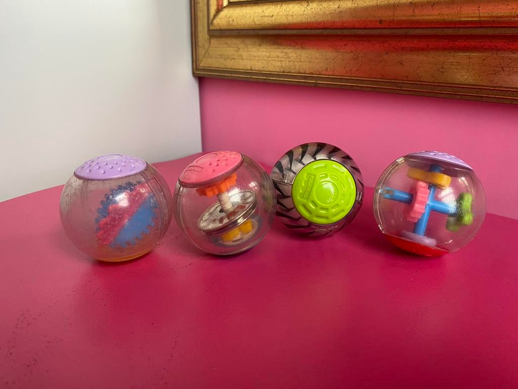 Vintage Fisher Price Roll-a-Rounds, Kinderen en Baby's, Ophalen of Verzenden, Gebruikt, Speelset, Met geluid