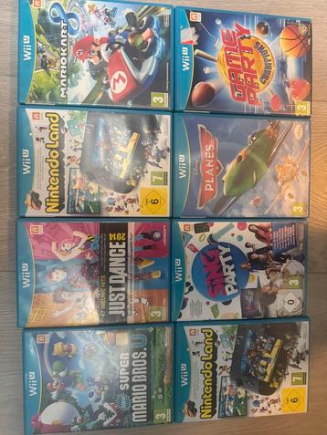 Te koop: set van 8 originele Wii U-spellen in goede staat. beschikbaar voor biedingen