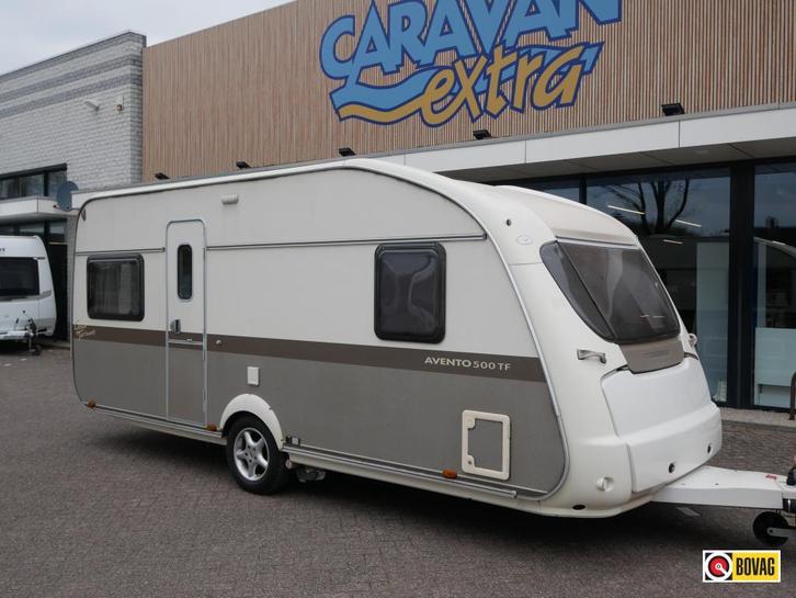 Avento Gran Turismo 500 TF Incl. mover, Caravans en Kamperen, Caravans, Bedrijf, tot en met 4, 1250 - 1500 kg, Rondzit, Avento