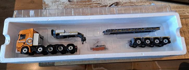 WSI Scania R Highline van der Vlist, Hobby en Vrije tijd, Modelauto's | 1:50, Nieuw, Bus of Vrachtwagen, Wsi, Ophalen of Verzenden